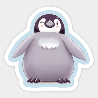 Baby Emperor Penguin Chick (Plain) Sticker